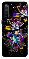 Чехол для Realme 5 Pro PandaPrint Цветы цветы