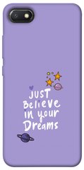 Чохол для Xiaomi Redmi 6A PandaPrint Just believe in your Dreams написи