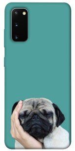 Чехол для Samsung Galaxy S20 PandaPrint Спящий мопс животные