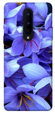 Чехол для OnePlus 8 PandaPrint Фиолетовый сад цветы