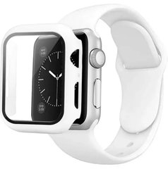 Ремінець для Apple Watch 38mm | 40mm | 41mm Silicone BAND+CASE White