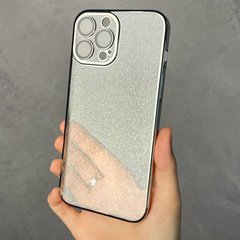 Чехол с блестками для Iphone 14 Plus Brilliant Acrylic Case + защита камеры Silver