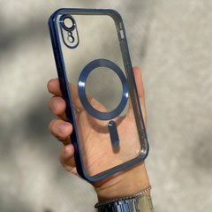 Чехол для iPhone XR Shining Case with Magsafe + стекло на камеру Sierra Blue