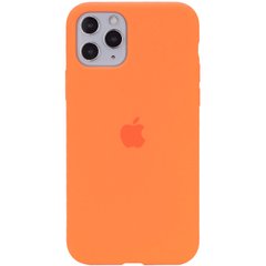 Чехол для Apple iPhone 11 Pro (5.8") Silicone Full / закрытый низ (Оранжевый / Orange)