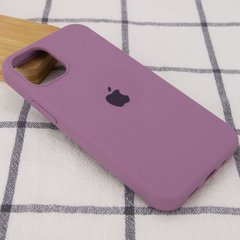 Чехол для Apple iPhone 12 Pro Silicone Full / закрытый низ (Лиловый / Lilac Pride)