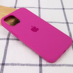 Чехол для Apple iPhone 12 Pro Silicone Full / закрытый низ (Малиновый / Dragon Fruit)