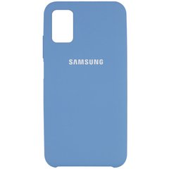 Чехол Silicone Cover (AAA) для Samsung Galaxy M31s (Синий / Denim Blue)