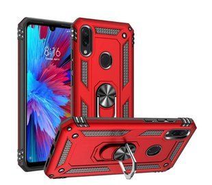 Ударостійкий чохол Serge Ring for Magnet для Xiaomi Redmi Note 7 Червоний / Протиударний, броньований