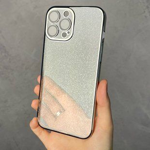 Чохол із блискітками для Iphone 14 Plus Brilliant Acrylic Case + захист камери Silver