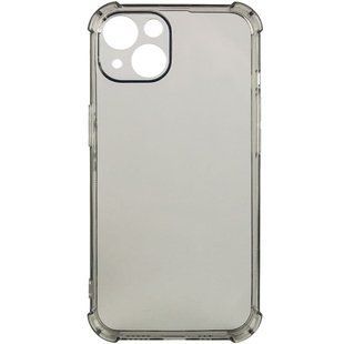 TPU чехол GETMAN Ease logo усиленные углы для Apple iPhone 14 Plus (6.7") Серый (прозрачный)