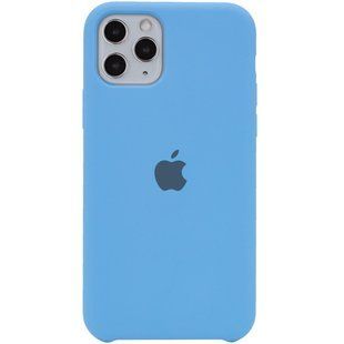 Чохол silicone case for iPhone 11 Pro (5.8") (Блакитний / Cornflower)