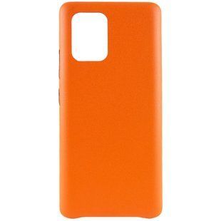 Шкіряний чохол AHIMSA PU Leather Case (A) для Samsung Galaxy S10 Lite (Помаранчевий)