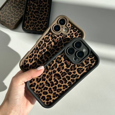 Леопардовый чехол для iPhone 12 / 12 Pro Leopard Black