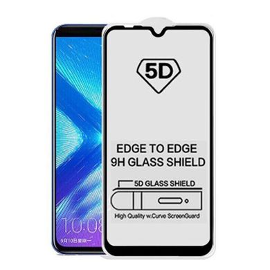 5D стекло для Samsung Galaxy А10 Black Полный клей / Full Glue, Black