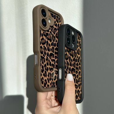 Леопардовый чехол для iPhone 12 / 12 Pro Leopard Black