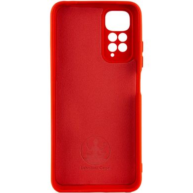 Чехол для Xiaomi Redmi 10 Silicone Full camera закрытый низ + защита камеры Красный / Red