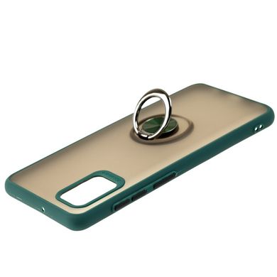 Чохол для Samsung Galaxy A31 (A315) LikGus Maxshield Magnetic Ring оливковий