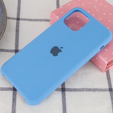 Чохол silicone case for iPhone 11 Pro (5.8") (Блакитний / Cornflower)