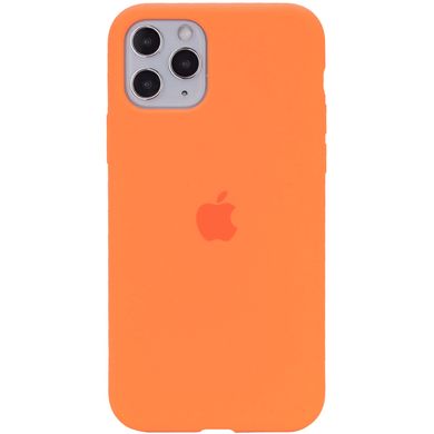 Чехол для Apple iPhone 11 Pro (5.8") Silicone Full / закрытый низ (Оранжевый / Orange)