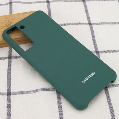 Чехол Silicone Cover (AA) для Samsung Galaxy S21 (Зеленый / Pine green)