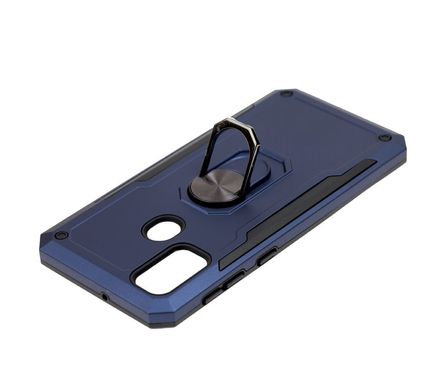 Чехол для Samsung Galaxy M30s / M21 Serge Ring ударопрочный синий