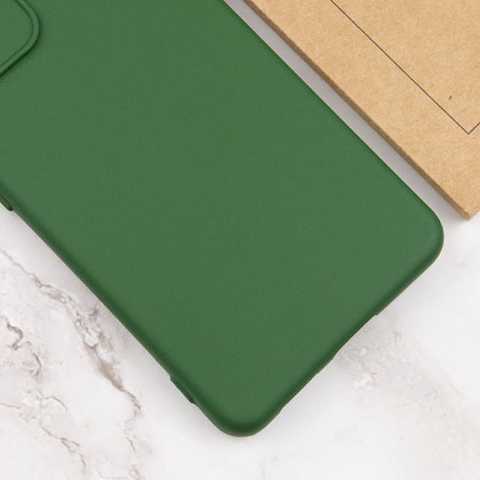 Чехол Silicone Cover Lakshmi Full Camera (A) для Xiaomi Redmi 12C Зеленый / Dark green -