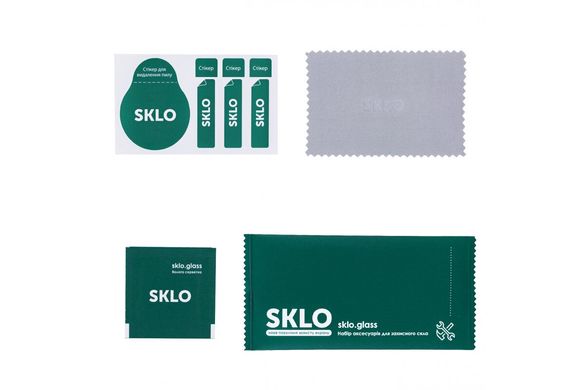 Защитное стекло SKLO 5D (full glue) для Xiaomi Redmi Note 7 / Note 7 Pro / Note 7s, Черный