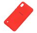 Чохол для Samsung Galaxy A10 (A105) Silicone Full червоний з закритим низом і мікрофіброю