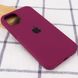 Чохол для Apple iPhone 16 Pro Silicone Case Full / закритий низ Бордовий / Maroon