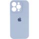 Чехол для Apple iPhone 13 Pro Silicone Full camera закрытый низ + защита камеры / Голубой / Lilac Blue