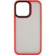 TPU+PC чехол Metal Buttons для Apple iPhone 13 Pro Max (6.7"") Красный