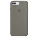 Чехол silicone case for iPhone 7 Plus/8 Plus Dark Grey / Серый