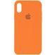 Чехол silicone case for iPhone XR Orange / Оранжевый