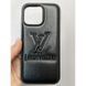 Чехол для Iphone 16 Pro Max Leather LV BLack 2