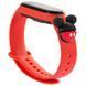 Силіконовий ремінець Cartoon Face для Xiaomi Mi Band 5 (Червоний / Міккі Маус)