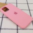 Чехол для Apple iPhone 12 Pro Silicone Full / закрытый низ (Розовый / Light pink)