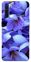 Чехол для Oppo A91 PandaPrint Фиолетовый сад цветы