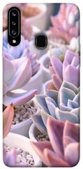 Чехол для Samsung Galaxy A20s PandaPrint Эхеверия 2 цветы