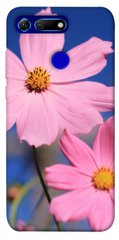 Чехол для Huawei Honor View 20 / V20 PandaPrint Розовая ромашка цветы