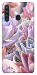 Чехол для Samsung Galaxy A21 PandaPrint Эхеверия 2 цветы