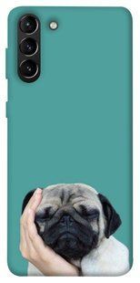 Чехол для Samsung Galaxy S21+ PandaPrint Спящий мопс животные