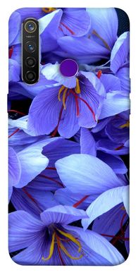 Чехол для Realme 5 Pro PandaPrint Фиолетовый сад цветы