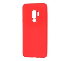 Чохол для Samsung Galaxy S9 Plus (G965) Silicone Full червоний з закритим низом і мікрофіброю
