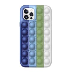 Чохол для iPhone SE (2020) Pop-It Case Поп іт Ocean Blue / White