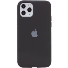 Чохол для Apple iPhone 11 Pro Max Silicone Full / закритий низ / Чорний / Black
