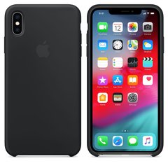 Чехол silicone case for iPhone XS Max Spase Gray / Серый