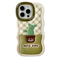 Чехол для iPhone 14 Pro Волнистый Nice Day + подставка