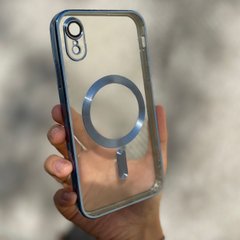 Чехол для iPhone XR Shining Case with Magsafe + стекло на камеру Blue