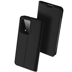 Чехол-книжка Dux Ducis с карманом для визиток для Samsung Galaxy S20 Ultra (Черный)