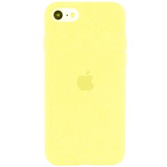 Чохол Silicone Case Full Protective (AA) для Apple iPhone SE (2020) (Жовтий / Pollen)